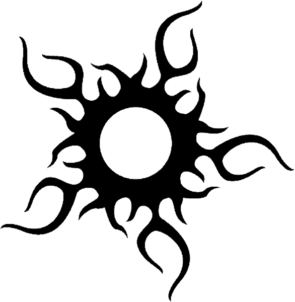 I Hope You All Of Like This Tatto If You Want Ny Type - Sol En Tribal Png Clipart (586x600), Png Download