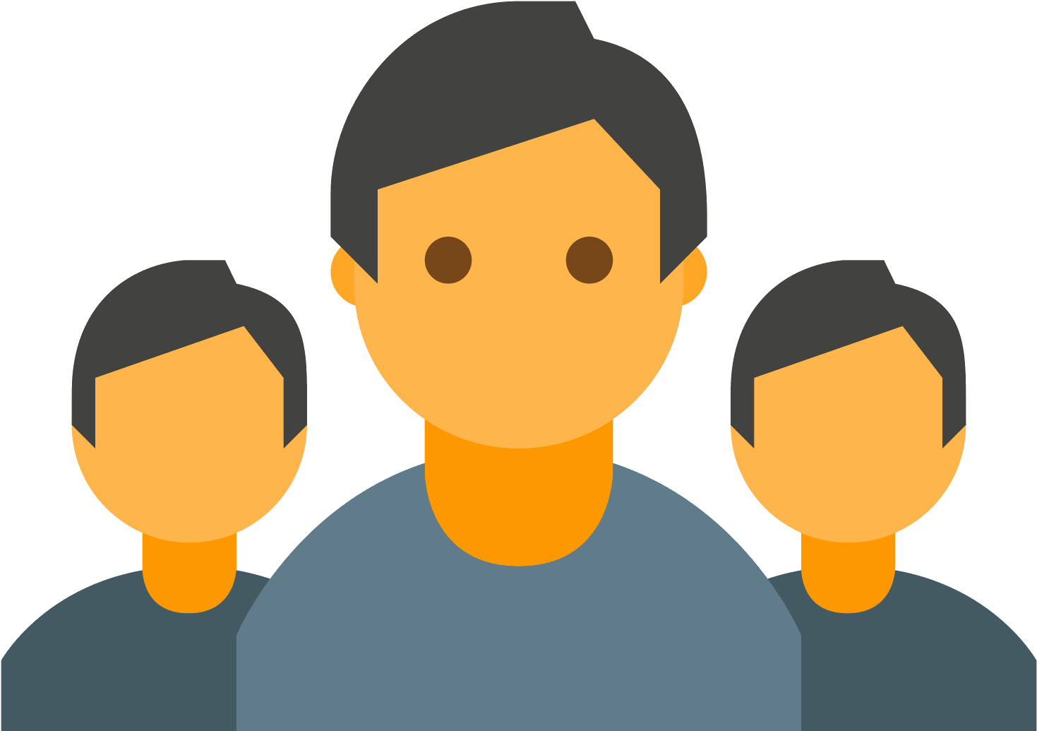 This Logo For "conference" Shows The Silhouette Outlines - Icon Clipart (1600x1600), Png Download