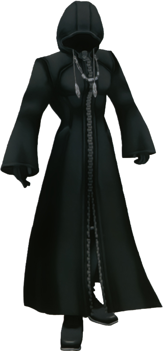 Kingdom Hearts Organization 13 Clipart (543x1133), Png Download