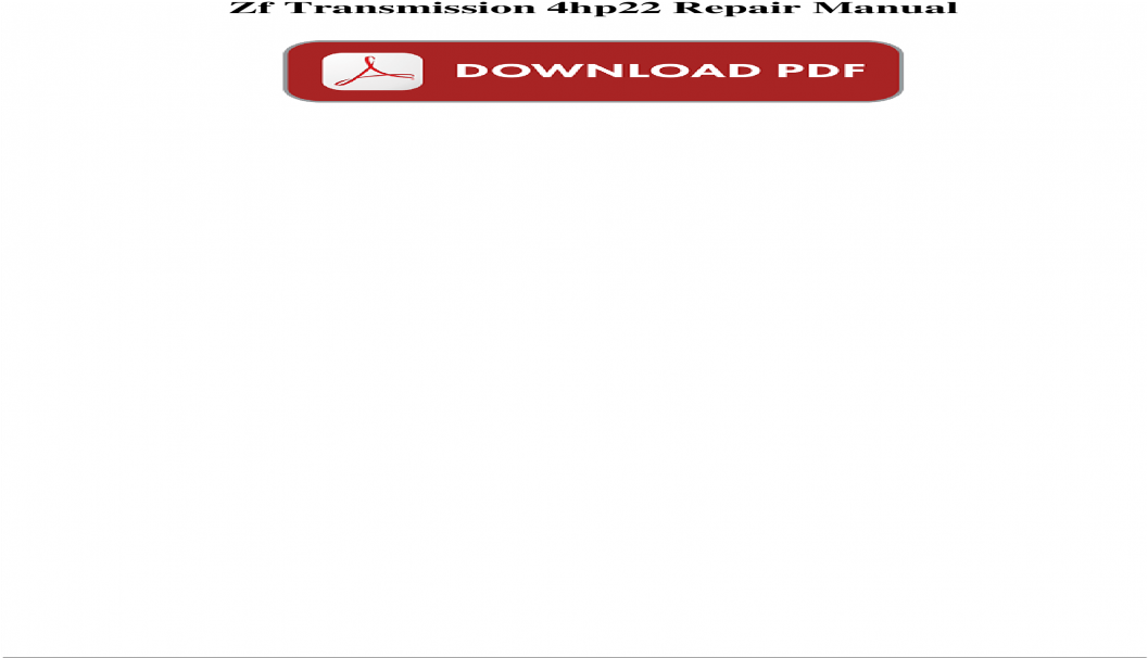 Zf Transmission 4hp22 Repair Manual Zf 4hp22 6hp26 - Parallel Clipart (1200x630), Png Download