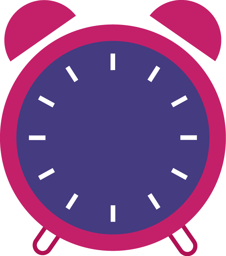 Free Online Clock Alarm Timing Red Vector For Design - Circle Clipart (738x833), Png Download