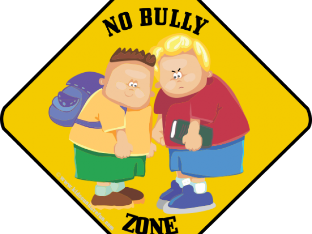 Matte Clipart Bullying - No Bullying Cartoon - Png Download (640x480), Png Download