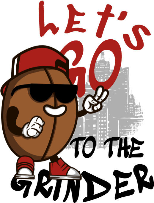 Let's Go To The Grinder - Illustration Clipart (539x760), Png Download