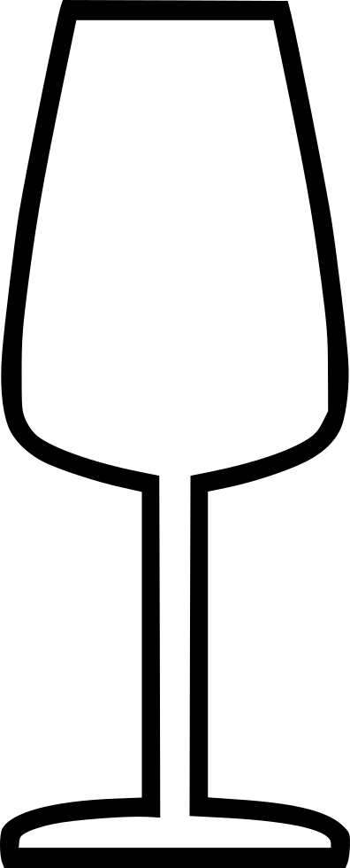 Wine Glass Comments Clipart (396x980), Png Download