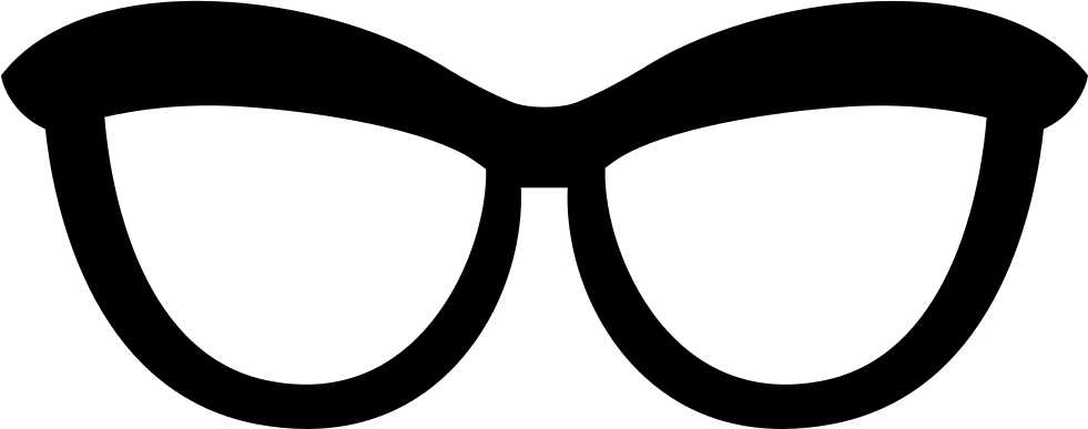 Glasses For Eyes Comments - Occhiali Da Vista Montatura Grossa Clipart (981x387), Png Download