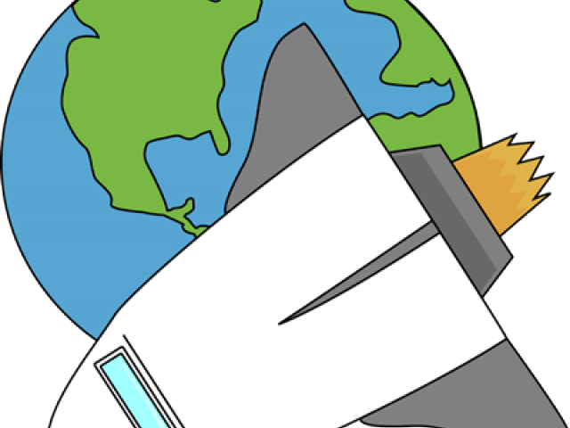 Ufo Clipart Outer Space - Outer Space Space Clip Art - Png Download (640x480), Png Download