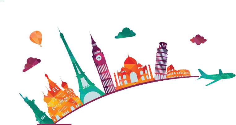 To Travel Clip Art - Travel Png Transparent Png (817x477), Png Download