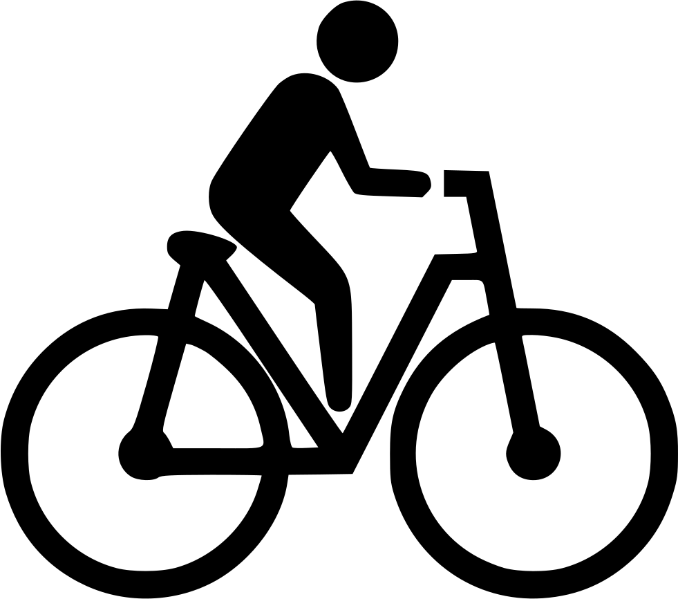 Cycling Comments - Bicycle Symbol Clipart (981x866), Png Download