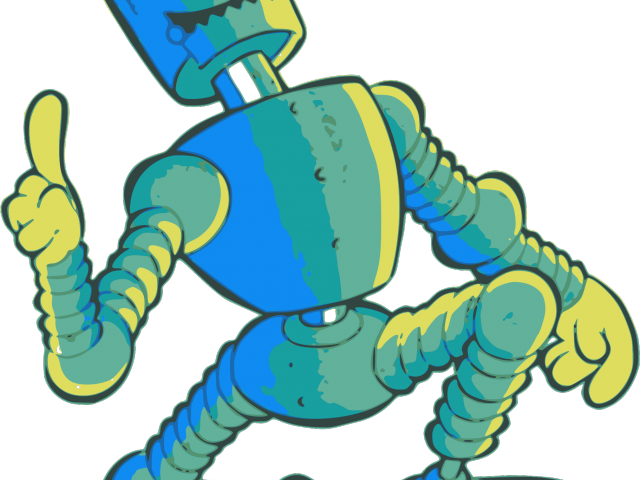 Robot Clipart Cartoon - Clip Art - Png Download (640x480), Png Download