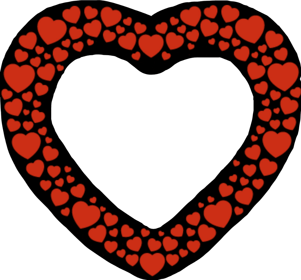 Herz Sticker - Heart Clipart (1024x954), Png Download