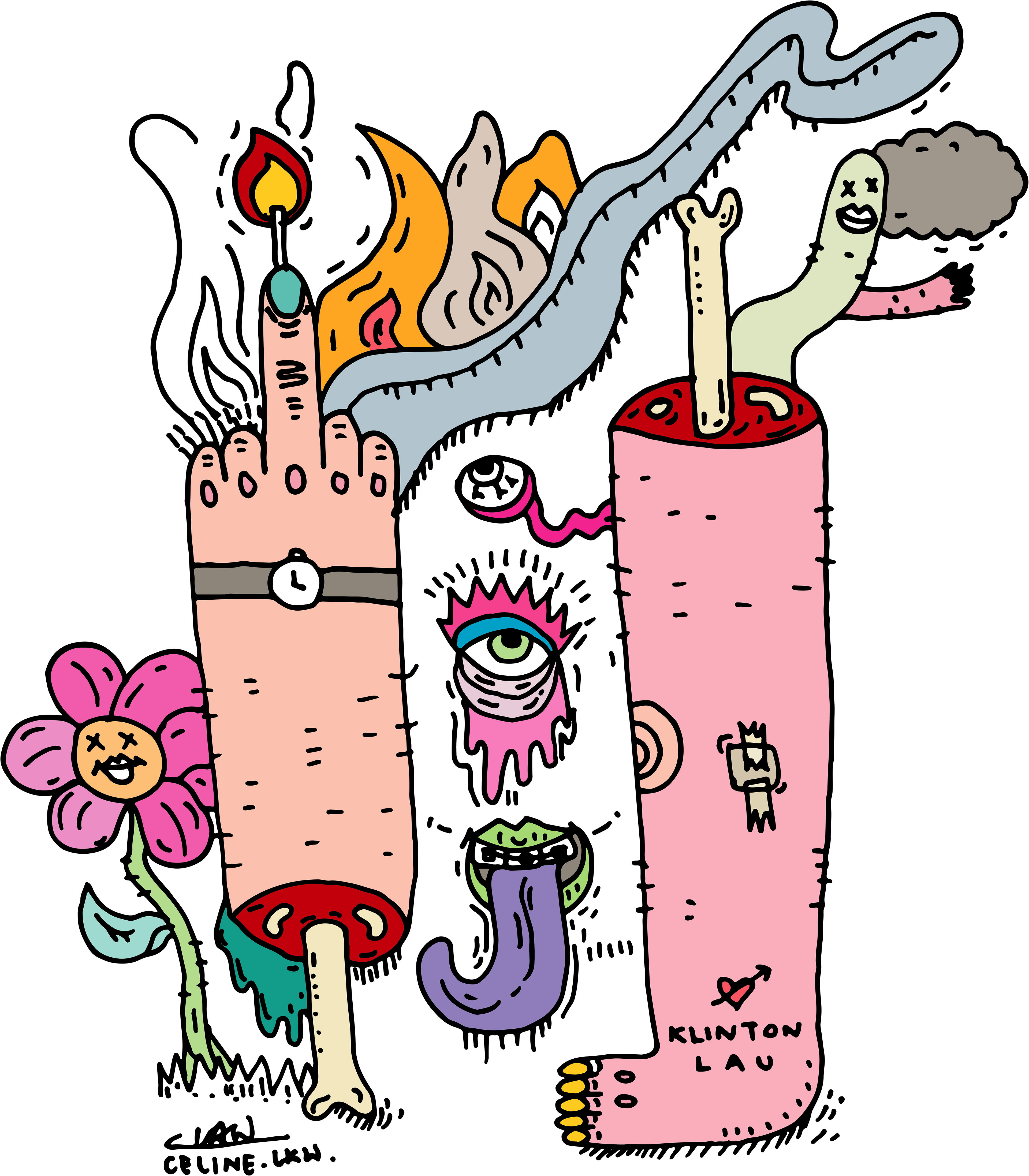 Random Sketch Again Clipart (3840x4389), Png Download