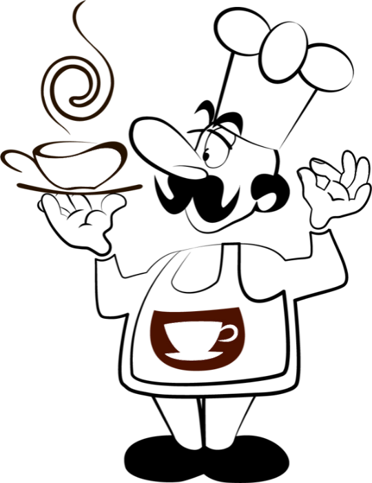 Cafe Vector Clipart (540x700), Png Download