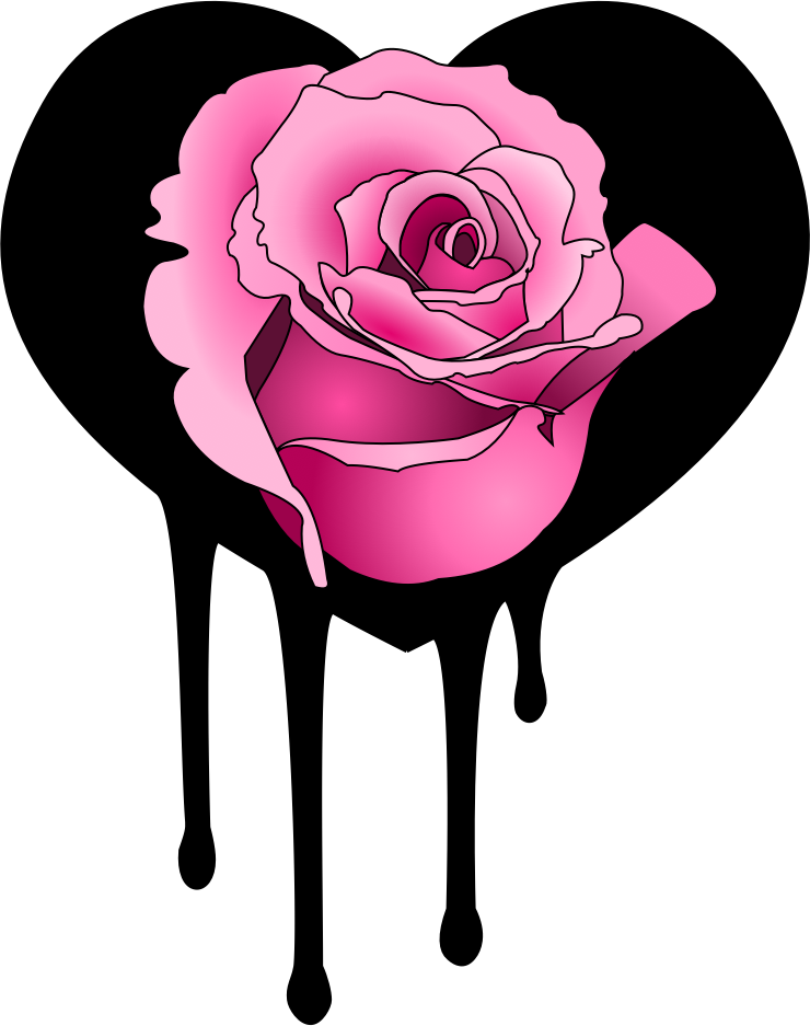Just A Quick Note - Garden Roses Clipart (740x937), Png Download