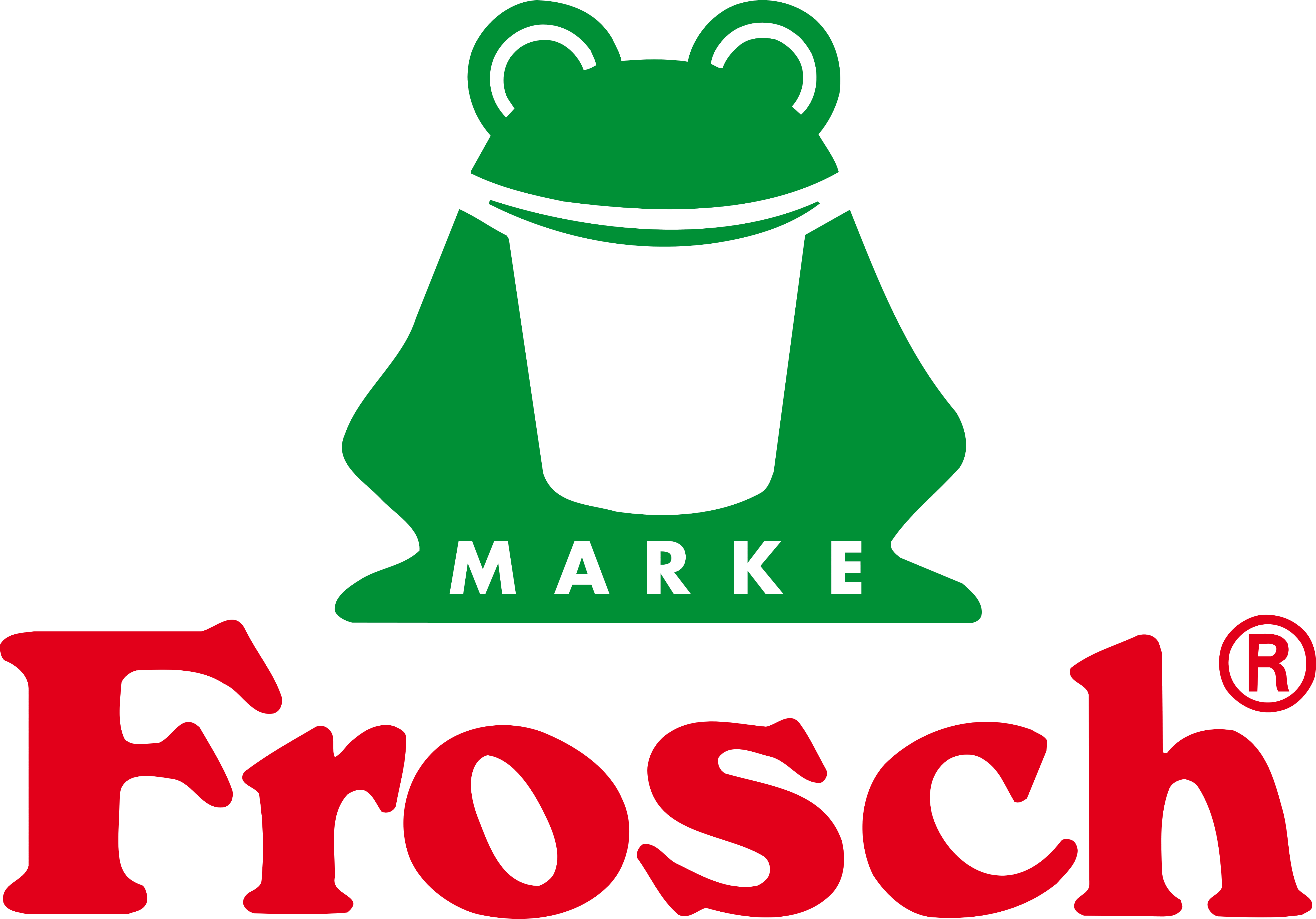Some Logos Are Clickable And Available In Large Sizes - Frosch Clipart (5000x3493), Png Download