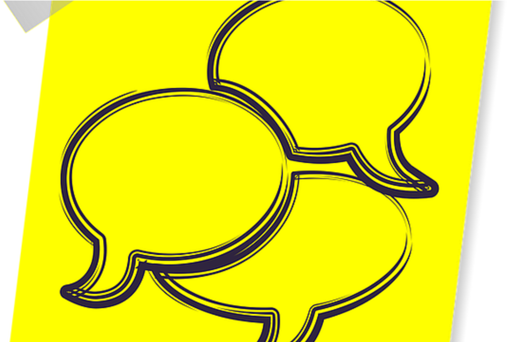 2 Speech Bubbles Clip Art - Png Download (1200x675), Png Download
