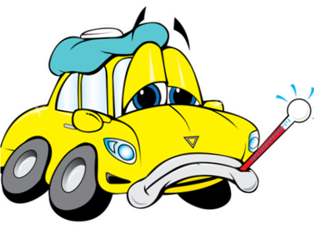 Blue Car Clipart Disney Car Group - Sick Car Png Transparent Png (640x480), Png Download