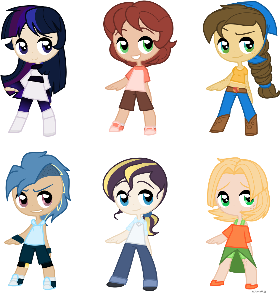 Humanized Ng Mane 6 By Faith-wolff - Cartoon Clipart (946x992), Png Download