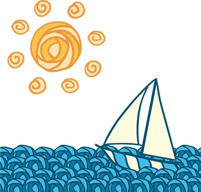 Transparent Sun And Wave Clipart (640x612), Png Download