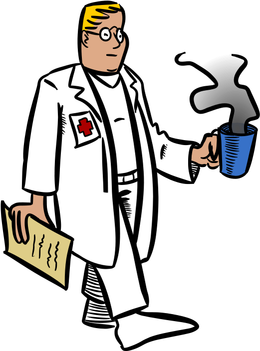 Clipart Of Doctor, Confidence And Physician - Png Download (627x800), Png Download