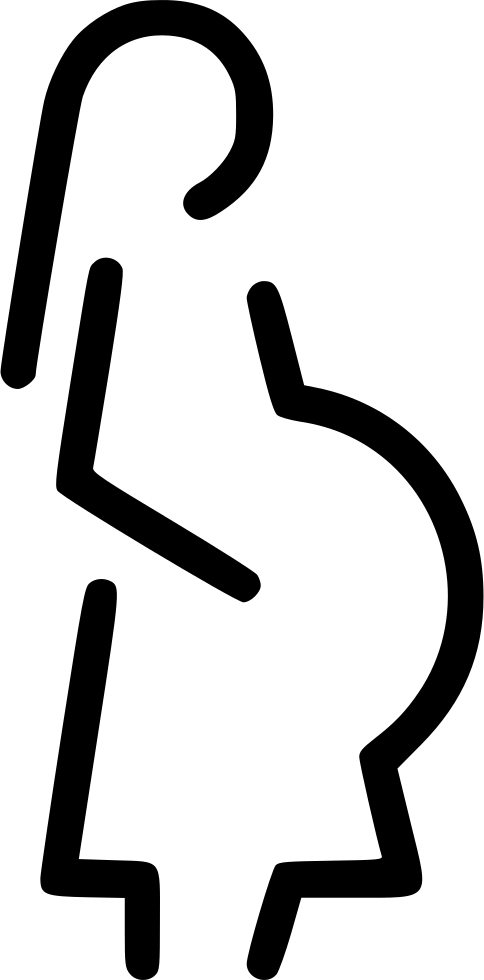 Pregnancy Gestation Childbearing Mother Comments Clipart (484x980), Png Download