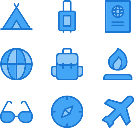 Travel & Transportation Clipart (600x564), Png Download