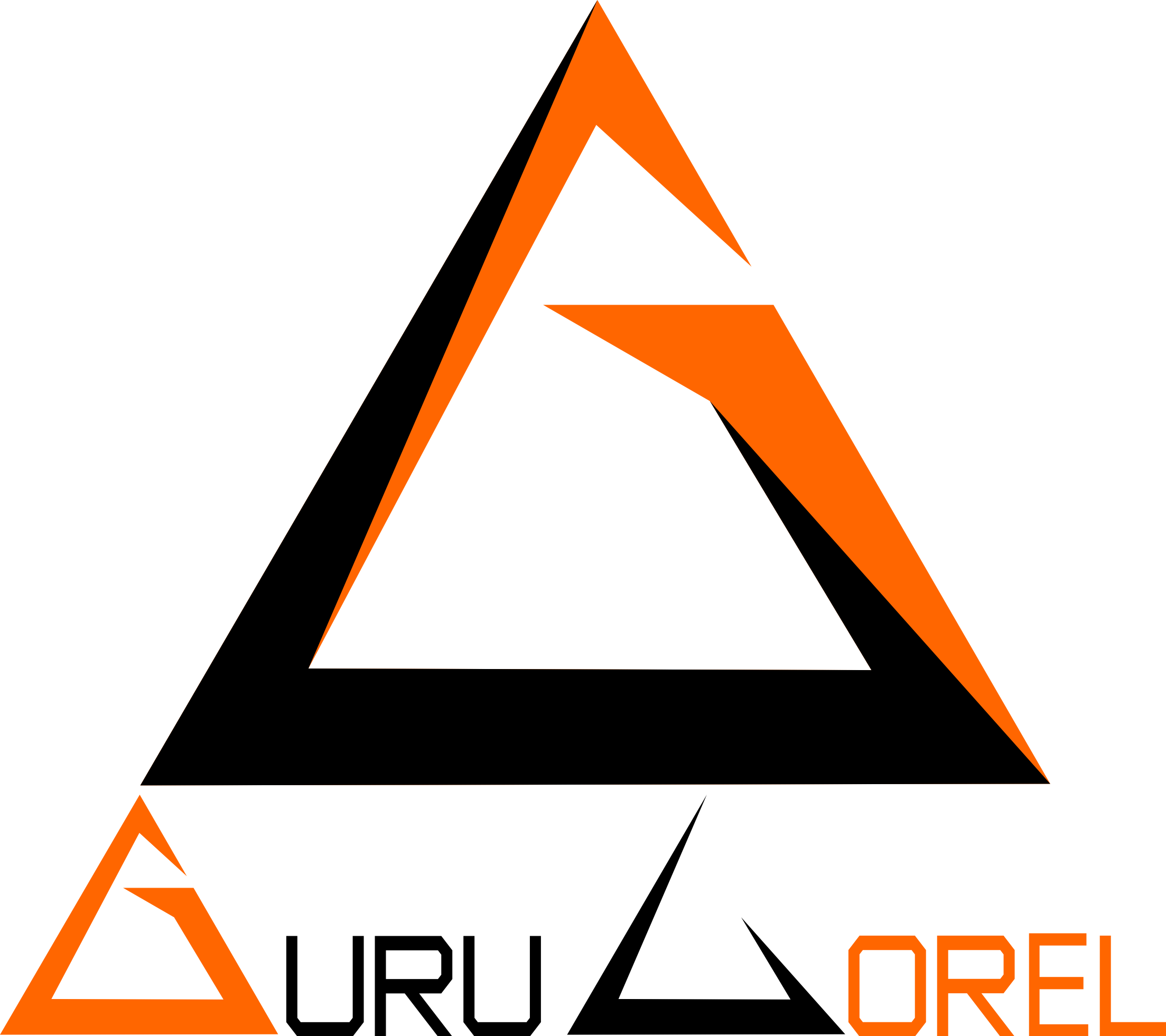 This Web About Tutorial Coreldraw For Beginer - Triangle Clipart (2207x1962), Png Download