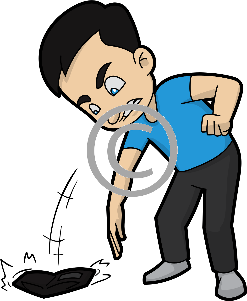 Men Without Money - Angry Cartoon Man Clipart (1173x1367), Png Download