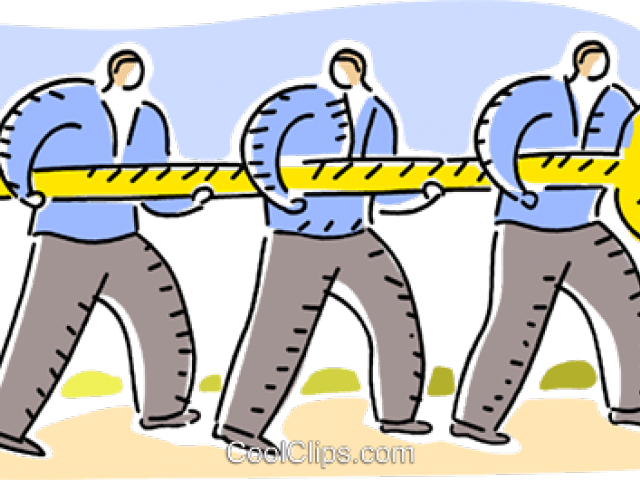 Unique Clipart Team Work - Cartoon - Png Download (640x480), Png Download