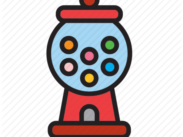 Gumball Clipart Candy Machine - Png Download (640x480), Png Download