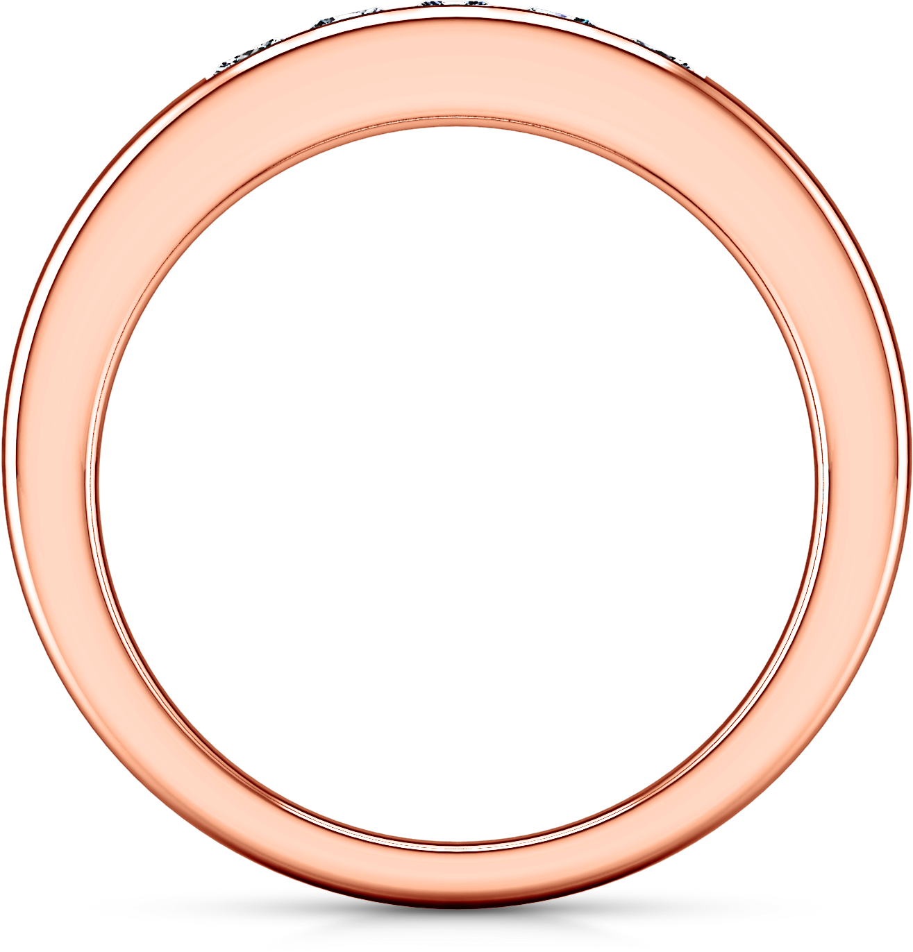 Diamond Wedding Band Abelia - Circle Clipart (1440x1440), Png Download