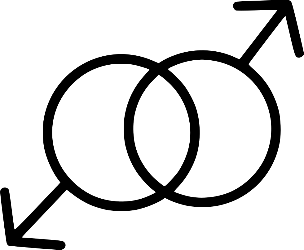 Png File Svg - Venn Diagram Icon Png Clipart (981x808), Png Download