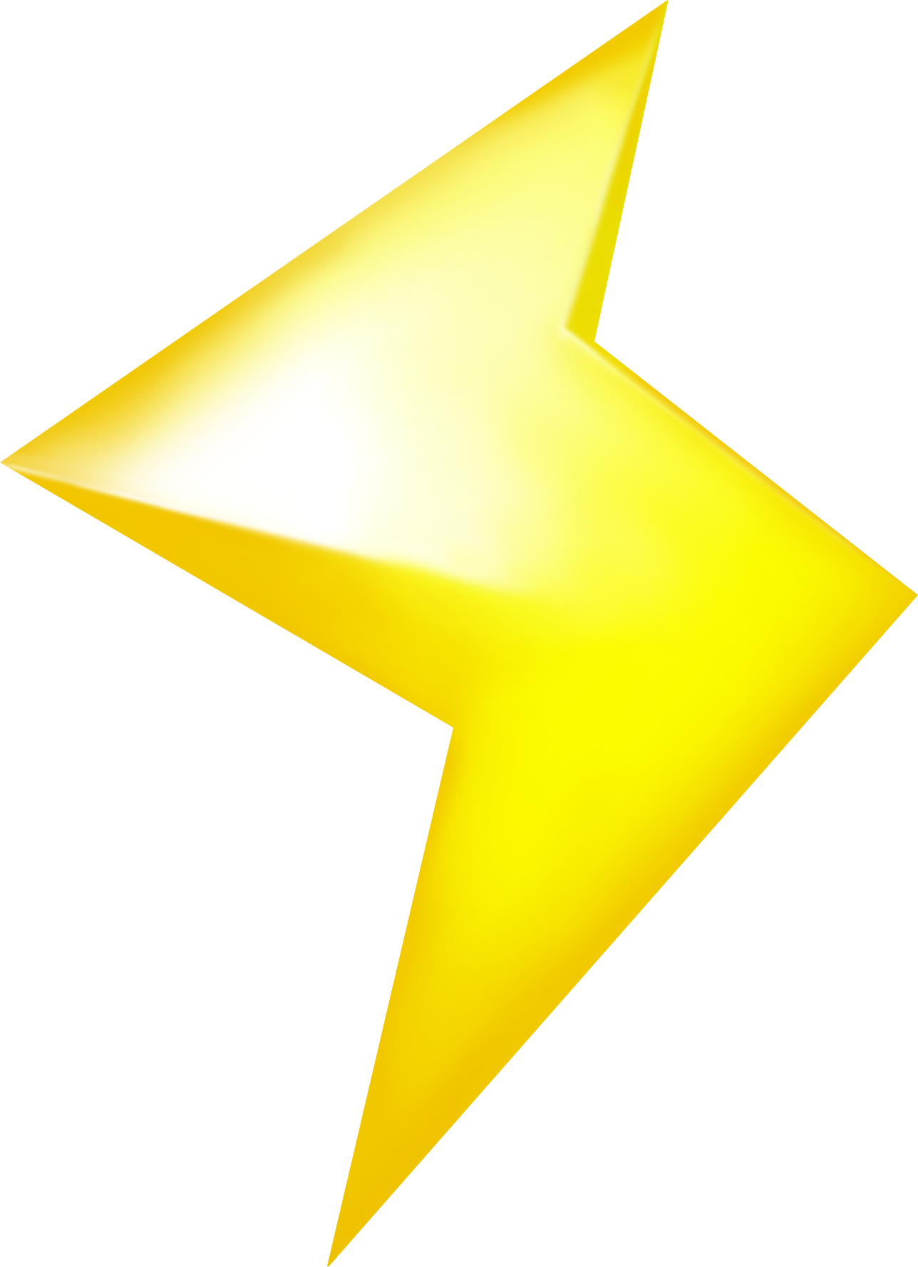 Clipart Lighting Bolt - Mario Kart Lightning Png Transparent Png (1288x1778), Png Download