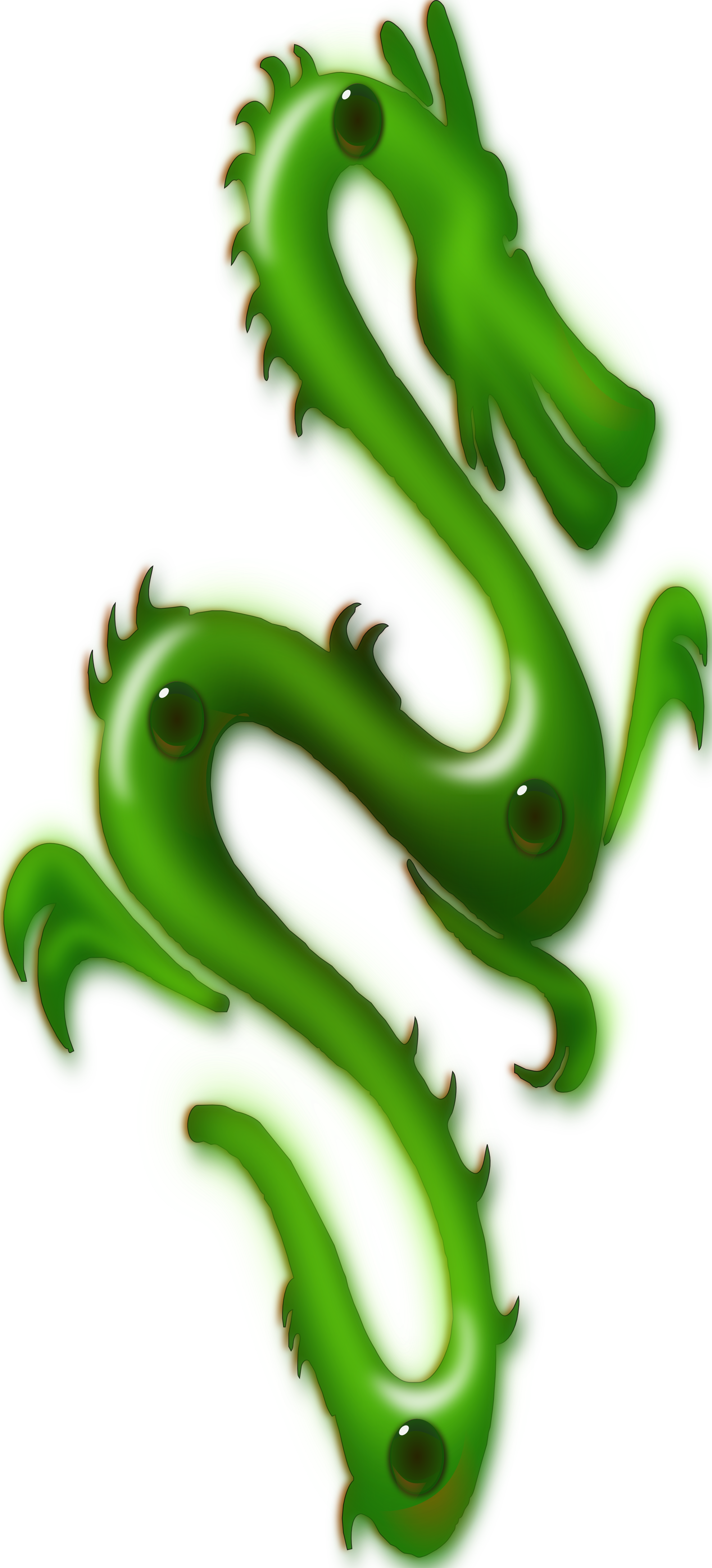 Net » Clip Art » Chinese New Year Chinese Jade - Jade Dragon Png Transparent Png (1979x4357), Png Download