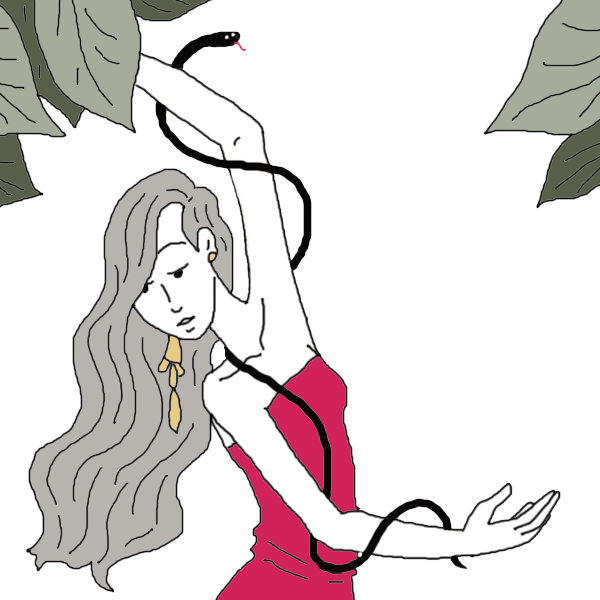 Black Snake Dream Meaning - Cartoon Clipart (600x600), Png Download