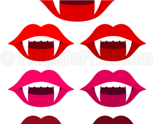 Lips Clipart Vampire - Png Download (640x480), Png Download
