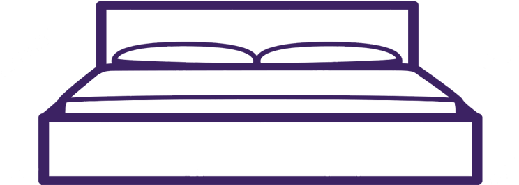 Clipart Bed Broken Bed - Beds Vector - Png Download (1050x293), Png Download