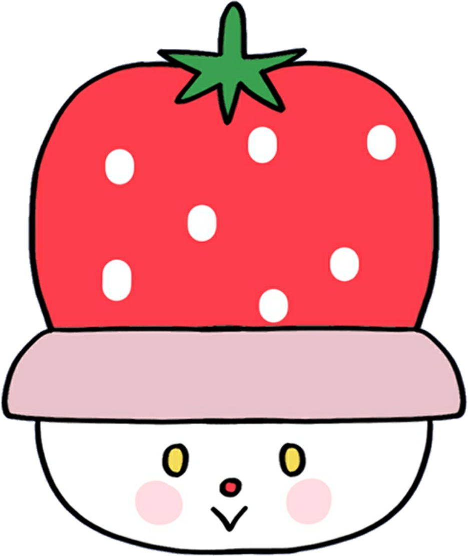 Strawberry Sticker Clipart (1024x1182), Png Download