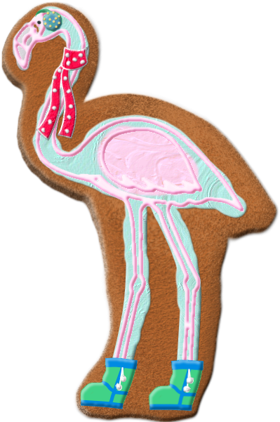 Birdcookie - Flamingo Clipart (600x600), Png Download