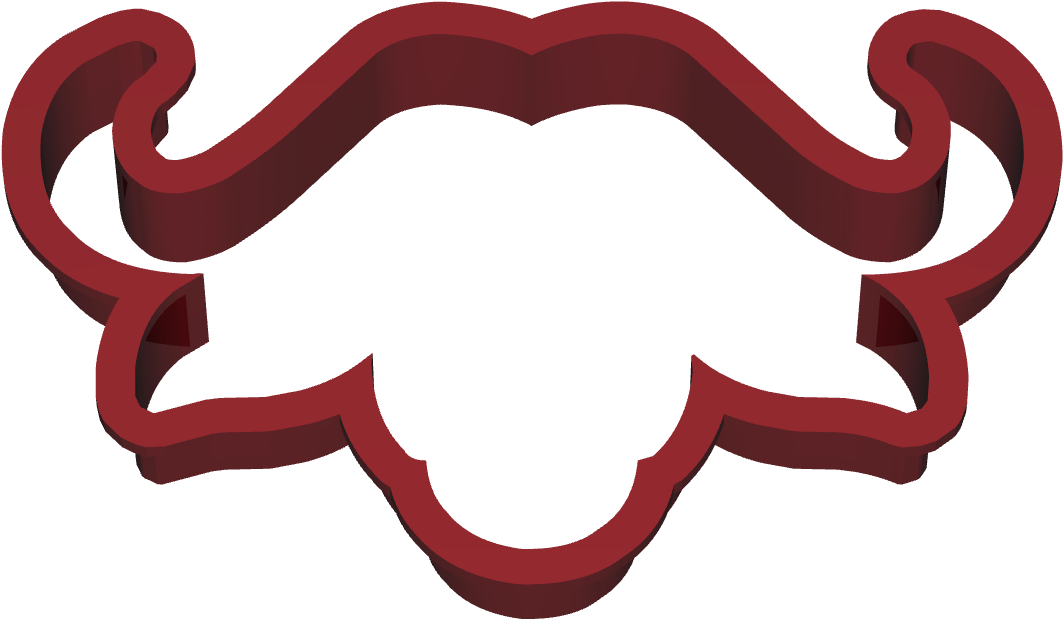 Carabao Guam Saipan Tinian Rota Cookie Cutter - Emblem Clipart (1600x1200), Png Download