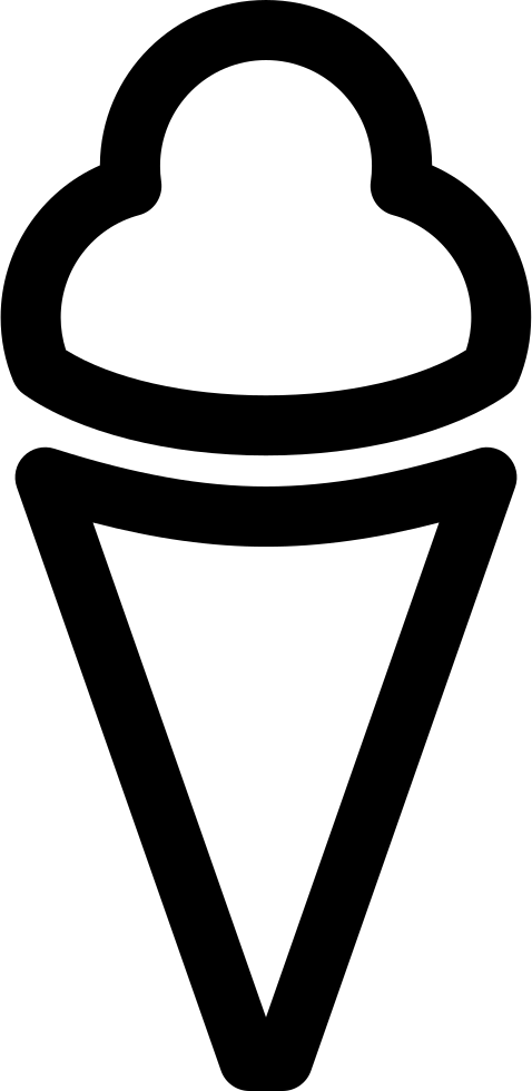 Ice Cream Cone Comments Clipart (478x980), Png Download