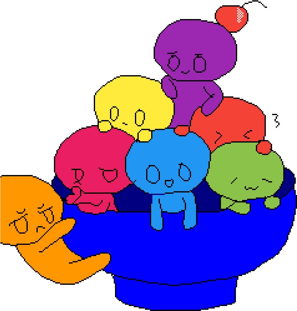 Adorable Chibi Sundae Clipart (1000x1000), Png Download