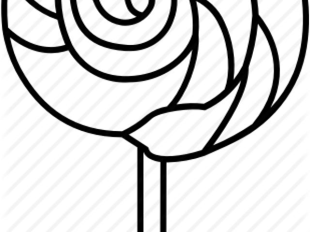 Drawn Lollipop Lolly Pop - Line Art Clipart (640x480), Png Download