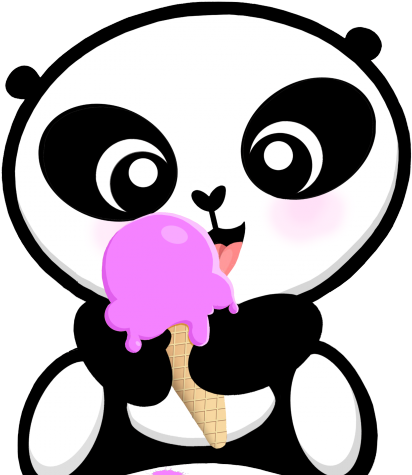 Panda Clipart Ice Cream - Happy Valentines Day Oso Panda - Png Download (640x480), Png Download