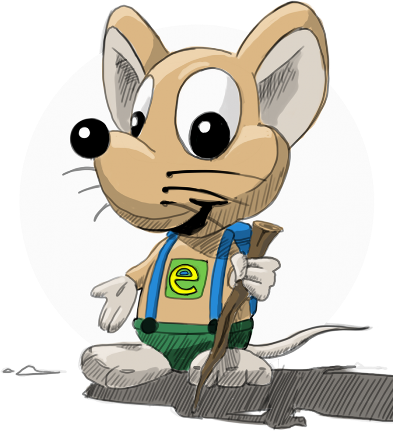 Nero Die Eifelmaus - Cartoon Clipart (782x1024), Png Download