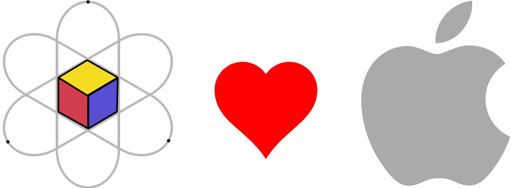 Smallcubed Icon - Heart Clipart (1000x368), Png Download