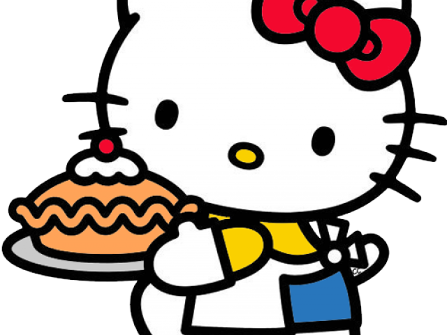 Hello Kitty In Color Clipart (640x480), Png Download
