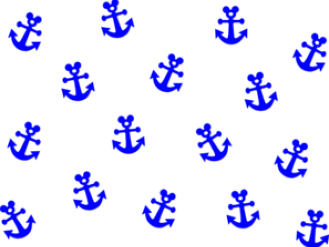 Anchor Clipart Blue Anchor - Blue Anchor Clip Art - Png Download (640x480), Png Download