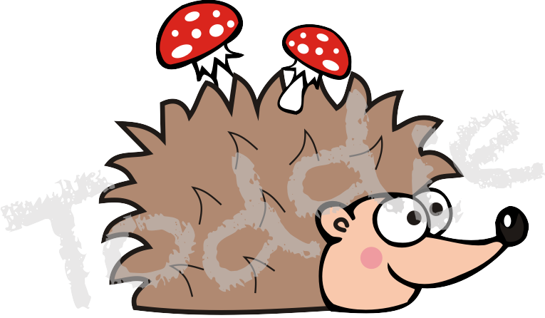 Brian, The Hedgehog, And His Friends Clipart (765x446), Png Download