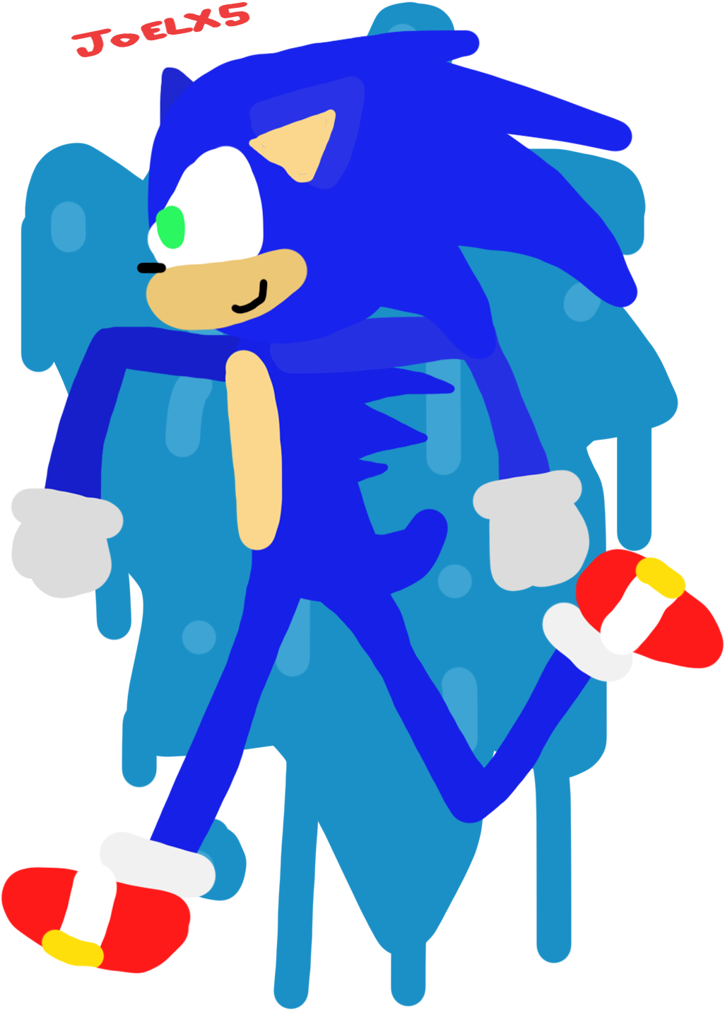 Sonic The Hedgehog Fanart - Illustration Clipart (1208x1548), Png Download