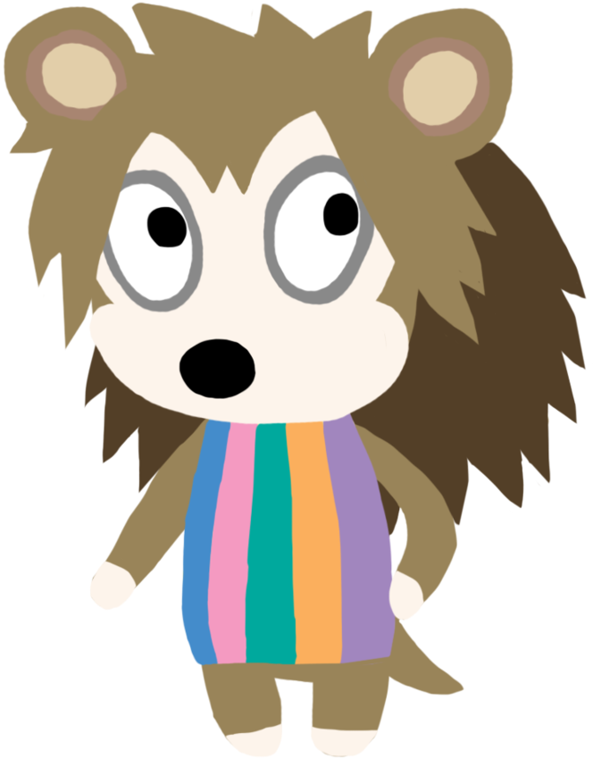 Hedgehog - Cartoon Clipart (894x894), Png Download